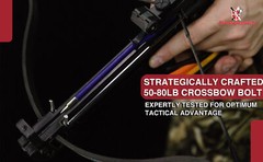 Pistol Crossbow Bolts -6.5 Inches -Set of 12 for Outdoor Hunting Target Practice
