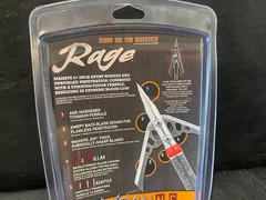 Rage Try Pan No Collar Crossbow 2-blade 100 grain 2″+ cut