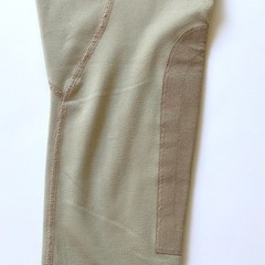 Kerrits Girls Performance Knee Patch Riding Tight XL 16-18 Beige Equestrian