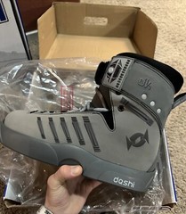 Deshi Dk2 Aggressive Inline Skates US Size 12 Boot Rollerblade Grey SUPER RARE!!