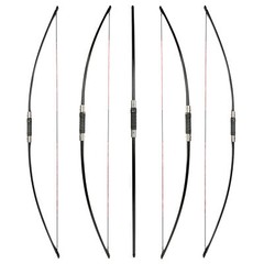 65″ Traditional Longbow Wooden Arrow 25-120lbs Takedown Bow Archery Set Hunting