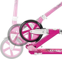 Razor A5 Lux Kick Scooter 200mm Wheels Pink Adjustable Foldable 220lb, 38.6 Inch