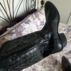Dan Post Men’s Black Western Cowboy Boots Size 10 MPN 1076731