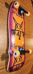 Dogtown Jay Adams «Rat Face» Skateboard w/Clear Grip Over Stickers, Snot Wheels