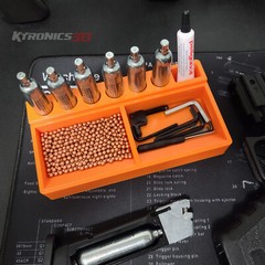 12-Gram C02 Cartridge Storage Tray for Airsoft Air Gun BB Pellet 3D Organizer