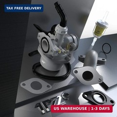 1PZ CR9-H01 PZ19 19mm Carburetor Intake Manifold Kit Replacement for CRF XR 50 2