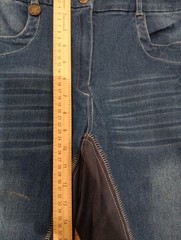DERBY HOUSE RIDING PANTS EQUESTRIAN JEAN LADIES Denim 32 (2539)