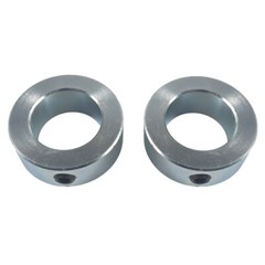 1″ Bore Solid Steel Zinc Plated Shaft Collars Set Screw Style (2PCS)