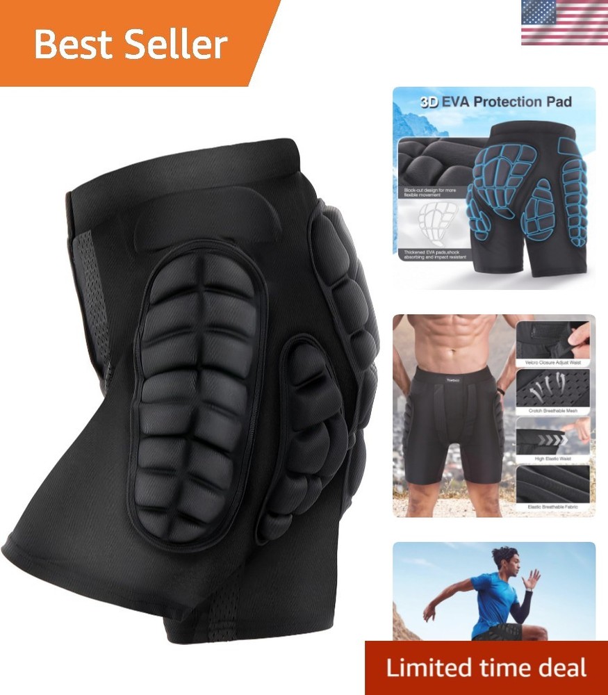 3D Hip Protective Snowboard Butt Pads Impact Shorts Tailbone Protection Crash…