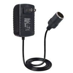 AC to DC Converter 12V 24W Car Cigarette Lighter Socket, 100-240V to 12V 2A A…