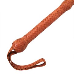 Genuine Real Cow Hide Leather Stock Bullwhip 04 feet long 16 strands Heavy Whip