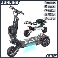 5000W Electric Scooter for Adults 55Miles 50MPH Off-Road Tire Fast E-Scooter NFC