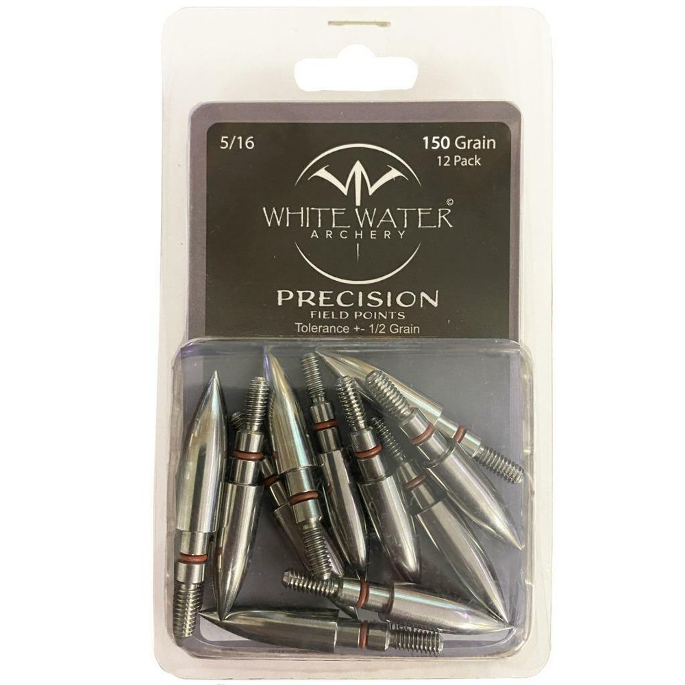 White Water Archery Precision Stainless Steel Field Practice Points 5/16″ Dia