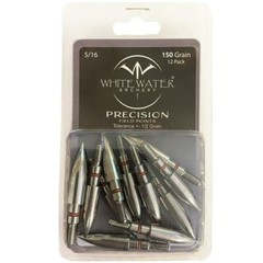 White Water Archery Precision Stainless Steel Field Practice Points 5/16″ Dia
