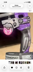 Diamond Archery Edge 320 Bow Purple Mossy Oak Bundle (arrows/hard case/quiver)
