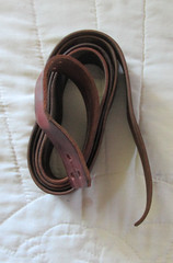 6′ BURGUNDY LEATHER LATIGO STRAP