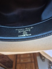 AMERICAN HAT CO. FELT COWBOY HAT & HAT PROTECTER THE HAT STORE TEXAS SIZE 7 1/2