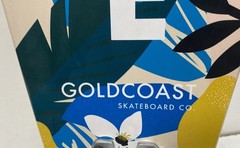 GoldCoast Skateboards Be The Change Longboard Pintail 38 Inch Floral Graphic