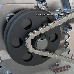 Centrifugal Clutch 5/8″ Bore 11 Tooth For 35 Chain 2.8HP 97cc Engine Scooter ATV