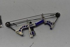 9.5″ Mini Compound Bow and Arrow Set with 12 Arrows Shooting Archery Toy Blue