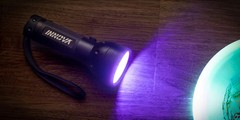 NEW Innova 51-LED UV Flashlight & Glow Disc Charging Light – COLORS WILL VARY