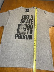 THRASHER t-shirt MARK GONZALEZ Use A Skate Go To Prison Jail Mens MEDIUM vtg