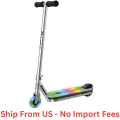 Razor Color Rave Electric Scooter-Colorful Light-Up Deck, up to 7.5 mph, Ages 6+