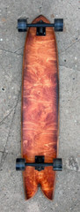Lucid 45″ Longboard Skateboard Fish Tail Complete Skate Made in California NEW
