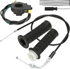 Throttle Cable Twist Throttle Handle Grip Assembly for 2 Stroke Engine 80cc 1…