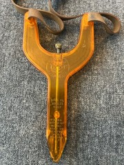 Pair of RARE Vintage OSBORNE BB Automatic Slingshot ( lot of 2 ) – Orange