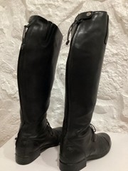 Ariat Black Leather Riding Equestrian Boots Women’s Sz 8.5 Wide Calf
