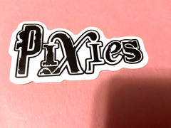 Pixies-Sticker-Logo-Die-Cut-3.25″ x 1.75″-Fan-Guitar/Phone/Skate Sticker-New