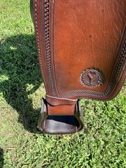 Circle Y Flex-Lite Park/Trail Saddle Flexible Tree FQHB Brown Leather