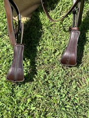 Circle Y Flex-Lite Park/Trail Saddle Flexible Tree FQHB Brown Leather