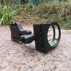 3-Pin .019 Fiber Optics Bow Sight For Compound Bow Hunting Competition Practice