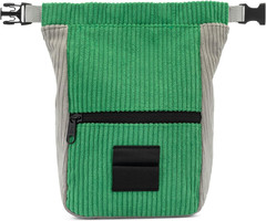 – Retro Corduroy Bouldering Bucket, Large Size Freestanding Chalk Bag for Rock C