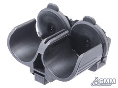 6mmProShop Airsoft Compact Rail-Mount Grenade Launcher Double Launcher Replica