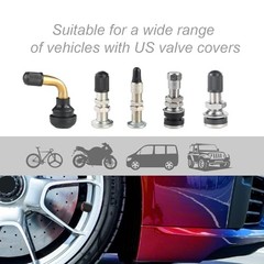 Tire Valve Stem Caps 5 pcs Aluminum Alloy,Anodized Aluminum Tire Skull red