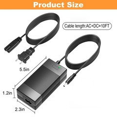 42V Charger for Hiboy S2 36V Lithium-ion Battery Compatible with Hiboy S2 Pro…