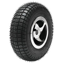 4-Pack Front Rear 9×3.50-4 Tire on Wheel for Mobility Scooter Wheelchair Mower