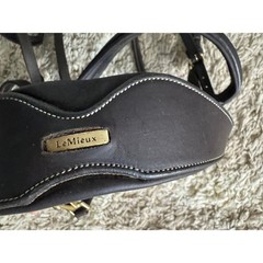 LeMieux Kudos Work Bridle Brown Leather Anatomical Horse Size Detachable Flash