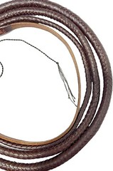 Kangaroo Hide Leather Bullwhip – 4ft to 16ft, 16 Plait Indiana Jones Style