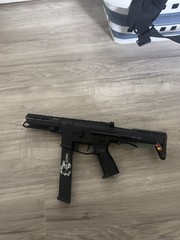 Classic Army X9 Airsoft AEG Rifle Black with Magazine, Fully Functional