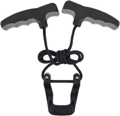 Compound Bow Crossbow Rope Cocking Device Pull Aid 4-Finger Silicone Wrapped