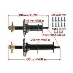 Rear Axle Kit 48V 1000W Electric Differential Motor Assembly For Go Kart Buggy