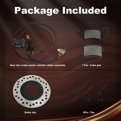 Hydraulic Rear Disc Brake Caliper Disk Rotor Pads for 150 200 250cc Dirt Bike