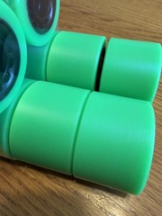Riedell Skates Sonar Demon EDM 62mm Indoor Skate Wheels Green X8