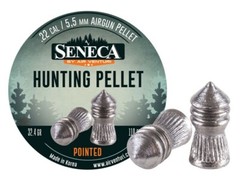 SENECA (EUN JIN) Premium 110 Count POINTED 5.5mm .22 Caliber Pellets KOREA