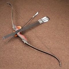 PMZ Recurve Bow and Arrow, Hourse Hunting Bow, 60» Wooden Takedown Bow,35lbs