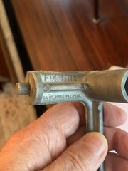 Vintage Fix Stix Skateboard Key Wrench Pocket Tool